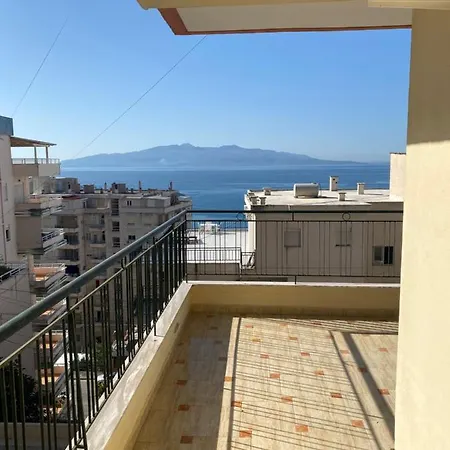 Colorful Sea View Apartment Sarande Exterior photo