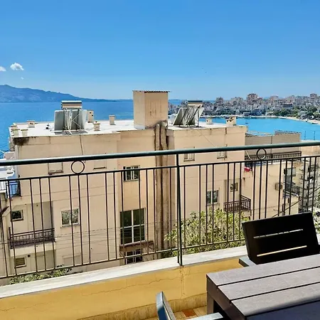 Colorful Sea View Apartment Sarande Exterior photo